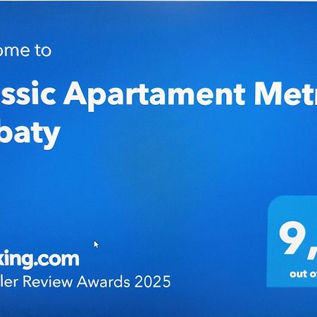 Classic Apartament Metro Kabaty Varşova Dış mekan fotoğraf